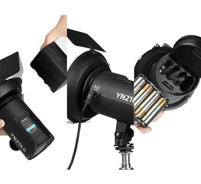 Постійне світло з акумулятором повний комплект 24Вт 2700К-8000К Yongnuo YN216 II Kit