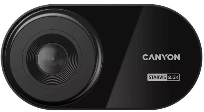 Відеореєстратор автомобільний Canyon DVR25 WQHD 2.5K 1440P WI-FI Black (CND-DVR25)